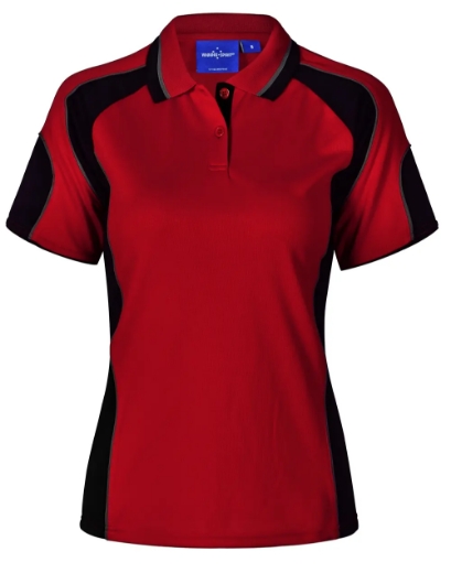 Picture of Winning Spirit, Ladies Cooldry Contrast Polo w Panels